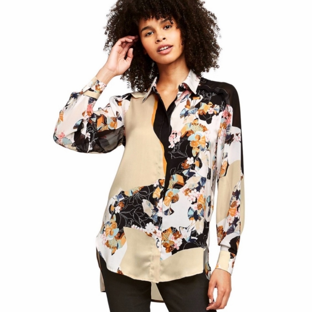 Beautiful Floral Phillip Lim x Target Blouse